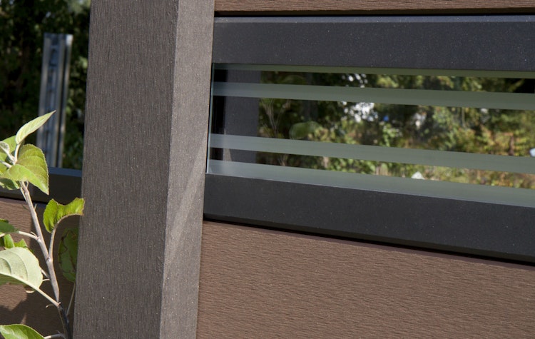 GroJa Solid Stecksystem Bausatz Quadratisch inkl. Glas-Designeinsatz 30cm