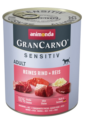 animonda Gran Carno Sensitive Adult 800g Dose Hundenassfutter