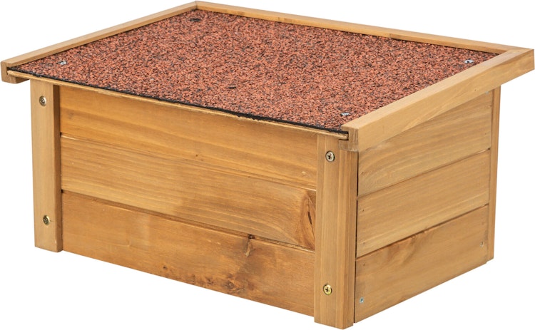 Kleintierhaus, 40 × 20 × 28 cm, dunkelbraun