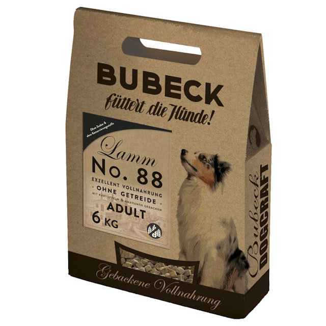 Bubeck Nr. 88 Adult Lammfleisch mit Kartoffel & Amaranth gebacken HundetrockenfutterVorschaubild