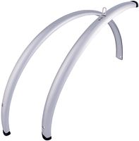 CONTEC Schutzblech-Set Splash Protect 28 Zoll silber 28" - 42 mm breit