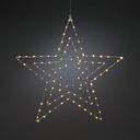 Vorschaubild Konstsmide Weihnachtsbeleuchtung  Micro LED Silberstern Ø64cm