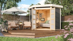 Karibu Gartenhaus Gerätehaus Goldendorf 3/5 - 19 mm