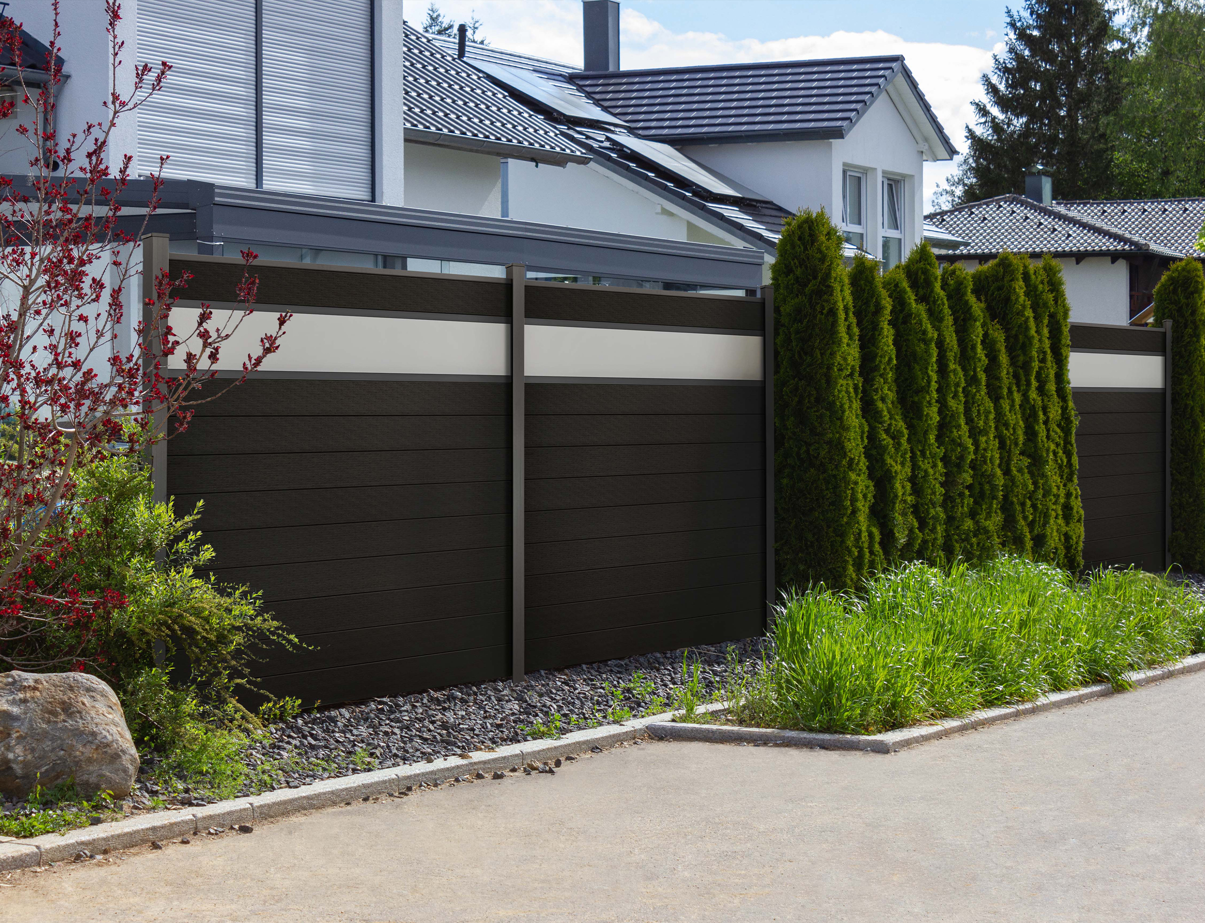 GroJa Designeinsatz Glas Satiniert 180 x 30 cm