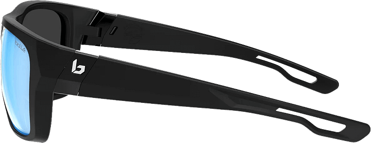 Bollé Brille Driftwood black matte, Scheibe Sky Blue Polarized