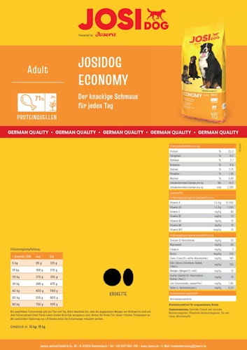 Josera JosiDog Economy Hundetrockenfutter