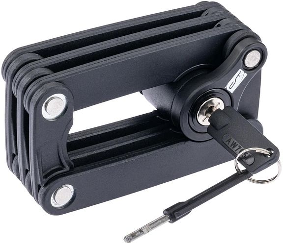 CONTEC Faltschloss BrickLock 78 cm schwarz