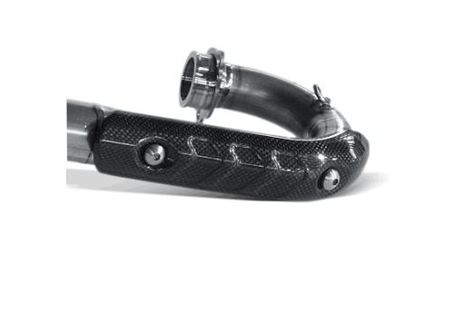 Akrapovič Hitzeschutz (Kohlefaser) Kawasaki KX250F 2006-2007  [P-HSK2M1]