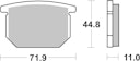 Vorschaubild SBS Bremsbelag 534DCC Road Racing Classic Dual Carbon