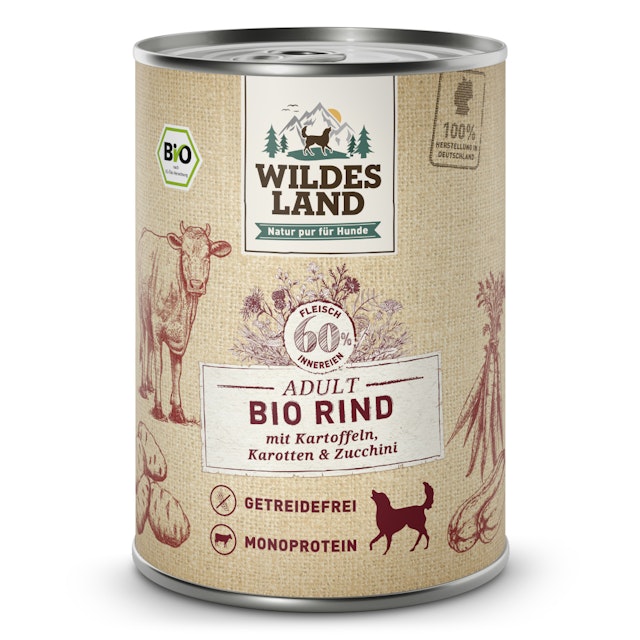 Wildes Land BIO Hundenassfutter 400gVorschaubild