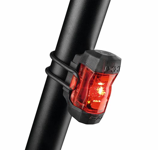 Busch + Müller Leuchten-Set Ixon Core 2 schwarz mit Netzteil und Ladekabel