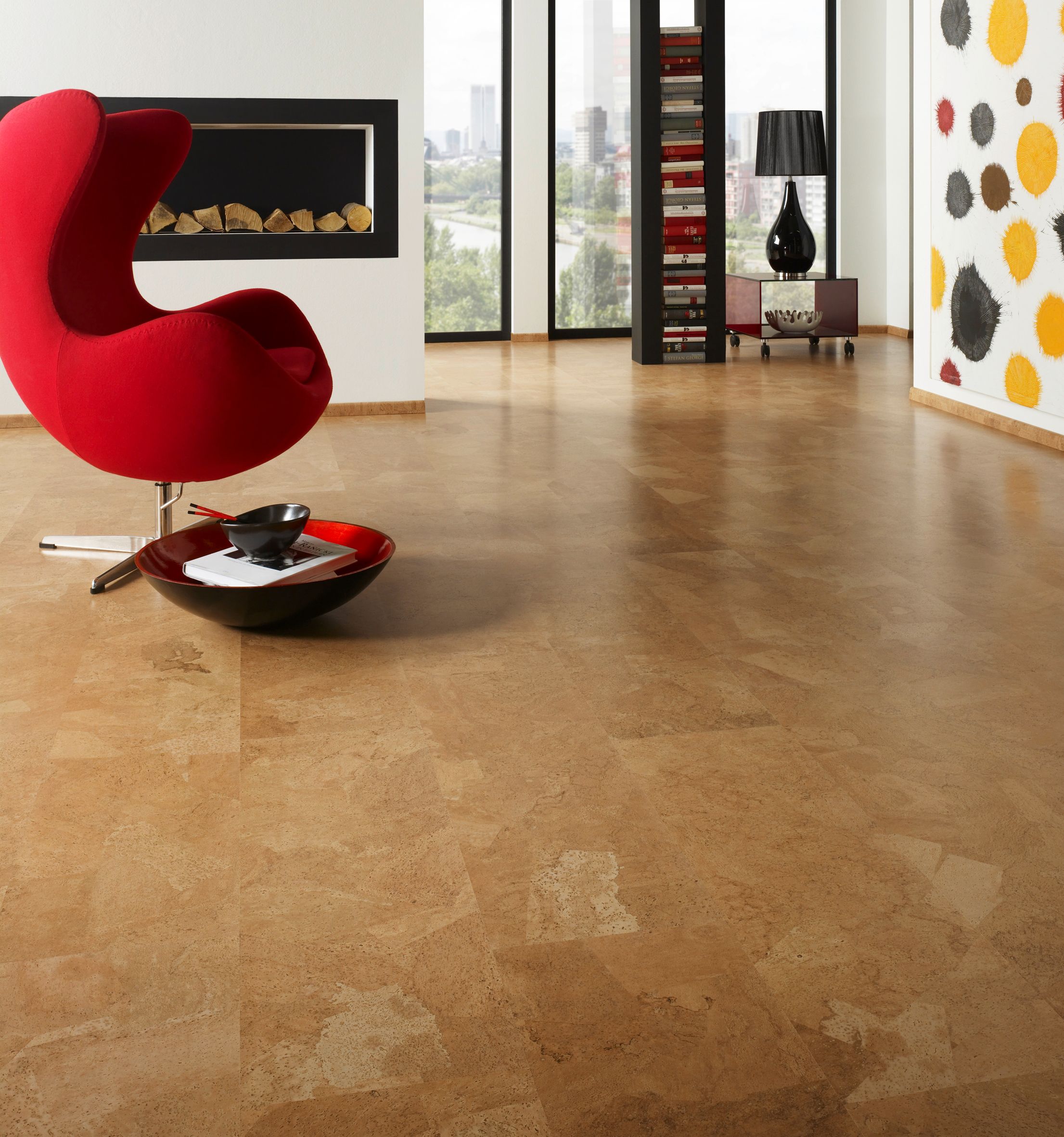 KWG Q-exclusivo Nazare natur handf. Natural Shield Kork-Fertigparkett 90x30 cm