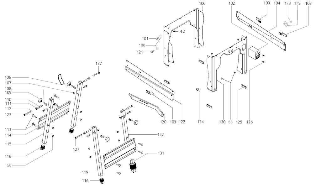 Explosionszeichnung Ersatzteile