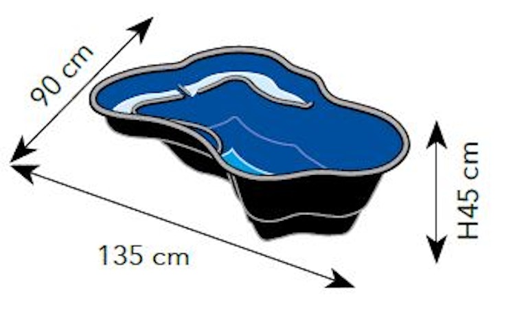 Ubbink Teichschale Fertigteich Iris S II - 240 l