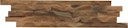Vorschaubild INDO rustikale Holzwandverkleidung Teak Diamondwood DW1949N Natur