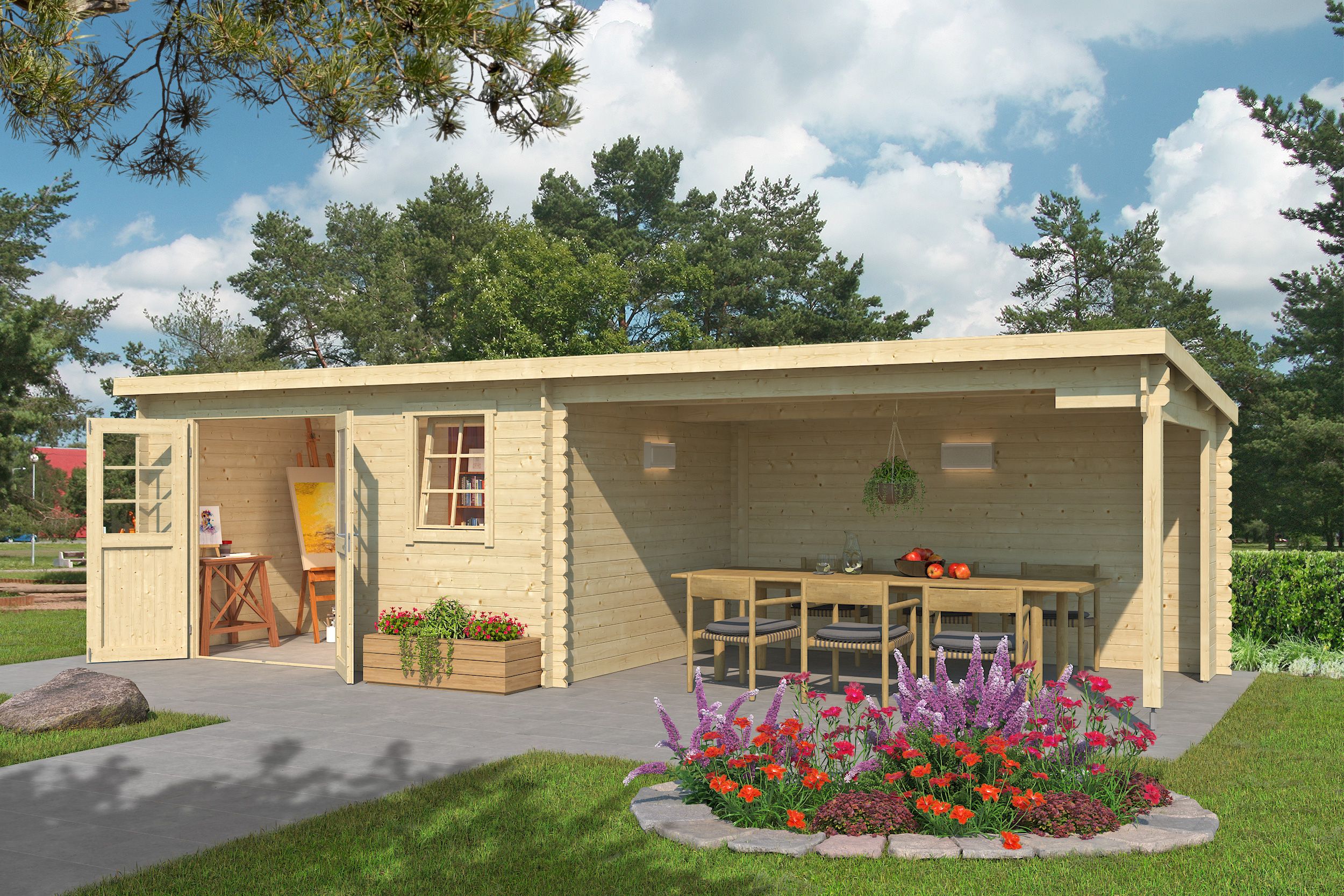 Lasita Maja Gartenhaus Reno