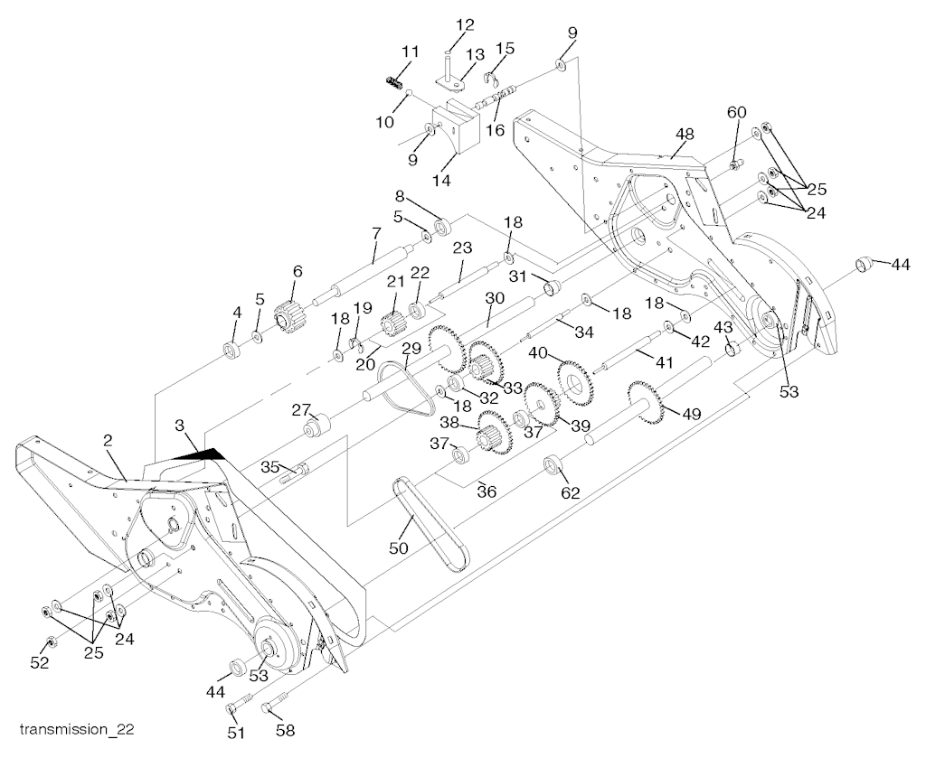 Explosionszeichnung Ersatzteile