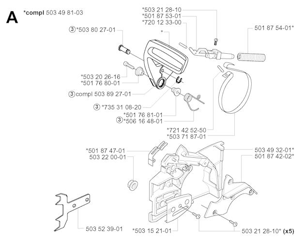Husqvarna Kettensägen 20051400001 55