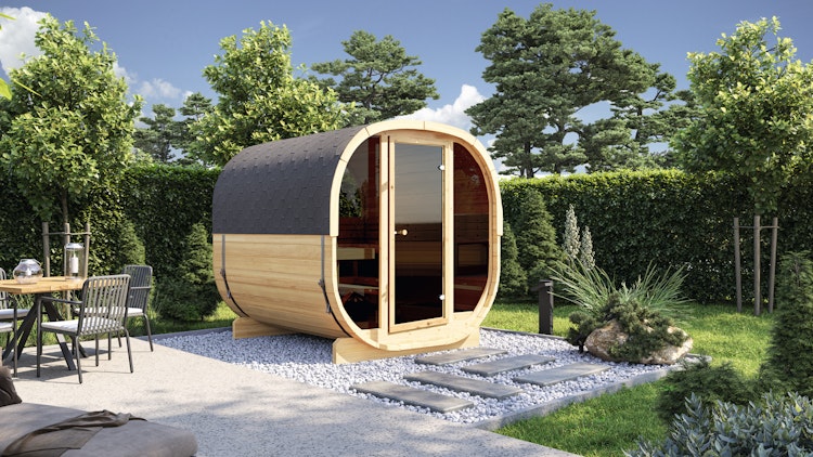 Wolff Finnhaus Cube Saunafass 230 Art 1