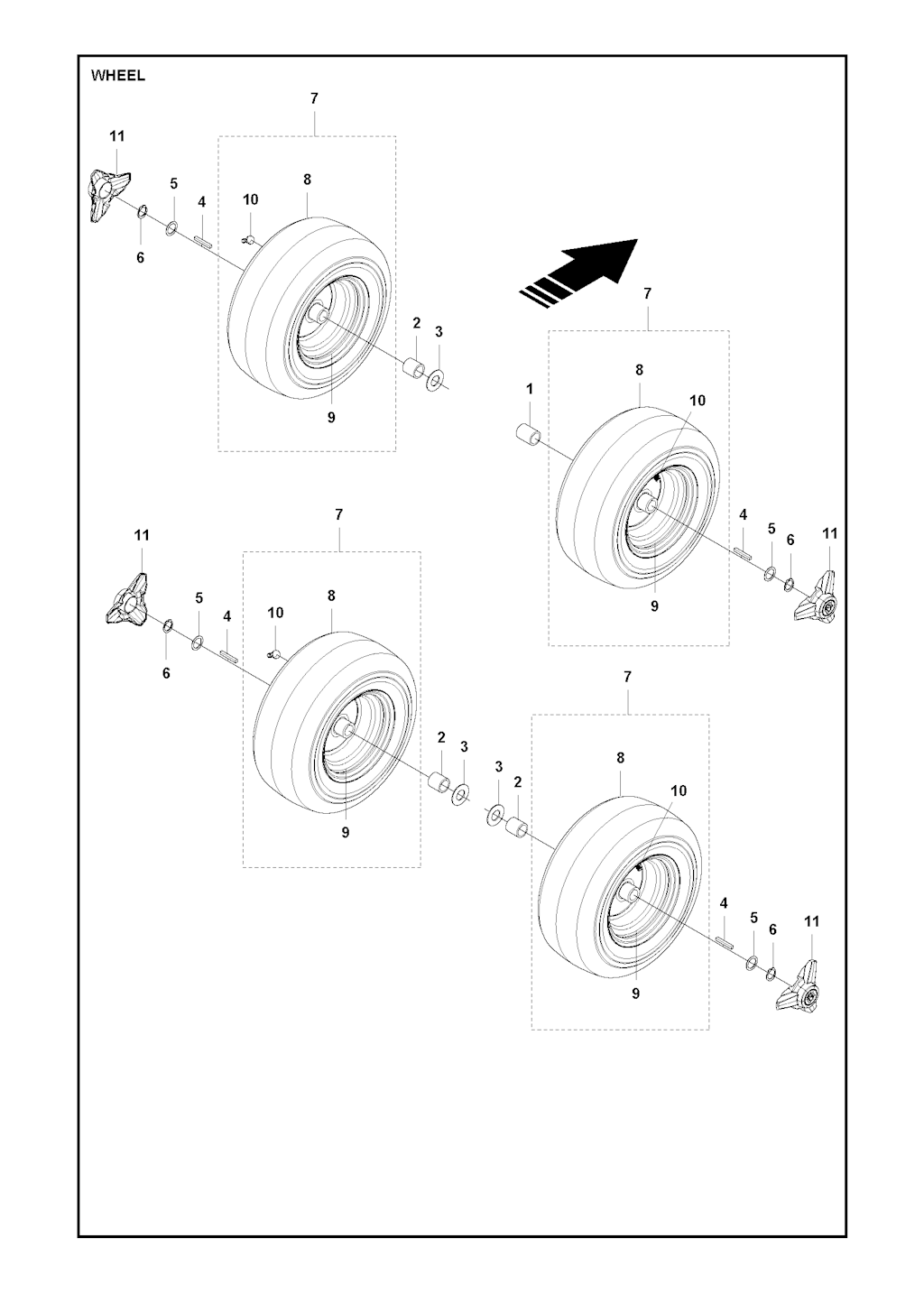 Explosionszeichnung Ersatzteile