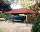Vorschaubild Karibu 4-Eck Pavillon Holm 1 kesseldruckimprägniert