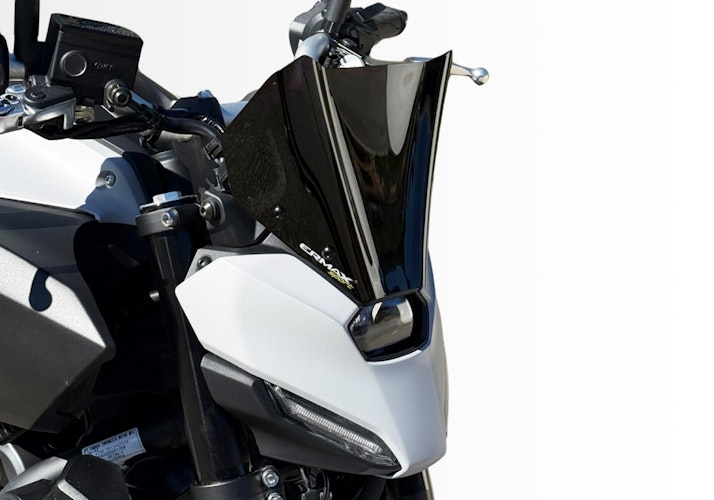 ERMAX Naked-Bike-Scheibe Acrylic durchsichtig Schwarz getönt für YAMAHA MT-07; MT-07 Automatik (Y-AMT)