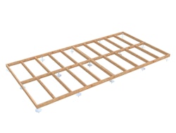 Palmako Fundamentrahmen 6x3 m (inkl. LogFoot)