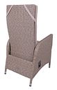 Vorschaubild Garden Pleasure Gartenmöbel Set BRAGA 04, Tisch 180 x 90 + 6 Sessel, Polyrattan / Akazie / Kissen 100 % Polyester