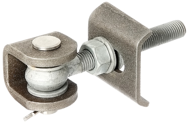 Alberts® Torband f.180° Öffnung,Schrauben,etc.fvz.,Bolzen und Splint VA,z.Anschweißen,M16