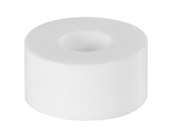 Alberts® Distanzhülse,KST weiß,Außen ⌀20 mm,Höhe 10 mm,Innen ⌀8,5 mm,verpackt à 15 St. 