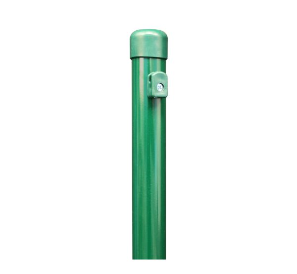 Alberts® Zaunpf.,zinkp.grün Kst.b.,Länge 1750mm,Pfostenst. ⌀38mm,Geflechth. 1200mm 613051