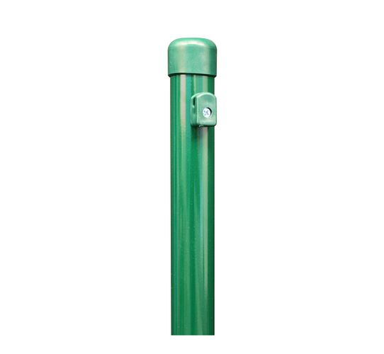 Alberts® Zaunpf.,zinkp.grün Kst.b.,Länge 1750mm,Pfostenst. ⌀38mm,Geflechth. 1200mm 613051