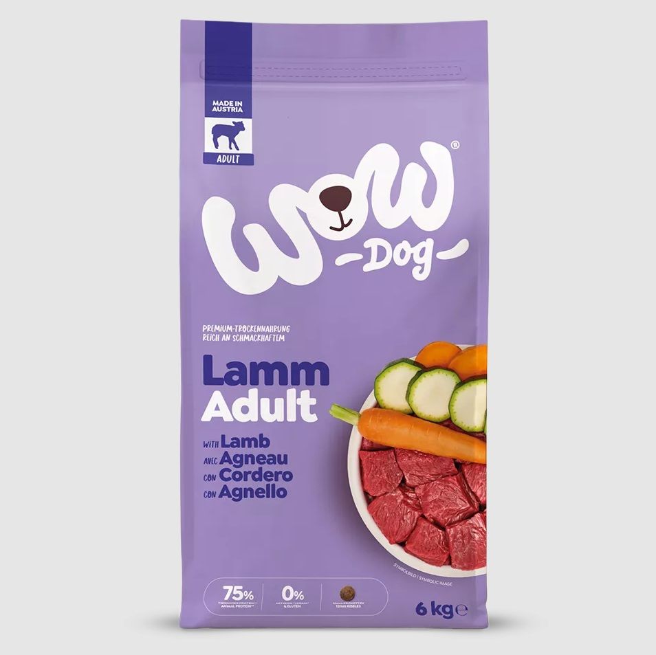 WOW Adult Lamm Lamm 6kg Hundetrockenfutter