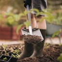 Vorschaubild Fiskars Ergonomic Spaten Rund Grey 1066710