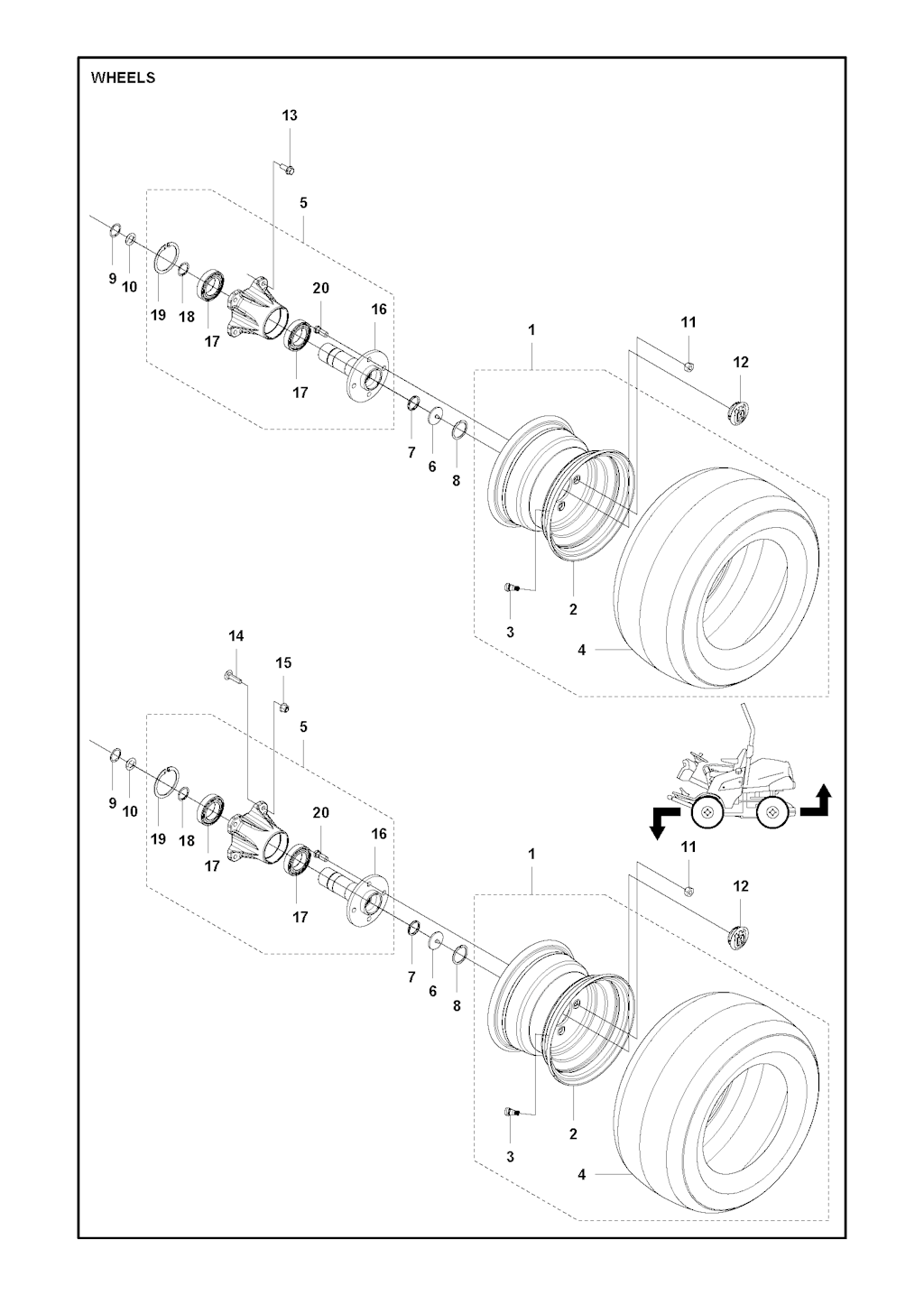 Explosionszeichnung Ersatzteile