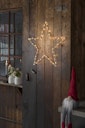 Vorschaubild Konstsmide Weihnachtsbeleuchtung  LED Metallstern silberfarben 5Zacken 6h Timer