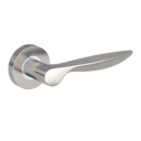 Vorschaubild Griffwerk Türgriff FRANCESCA Schraubrosette- Chrom/Nickelmatt - Auslaufartikel