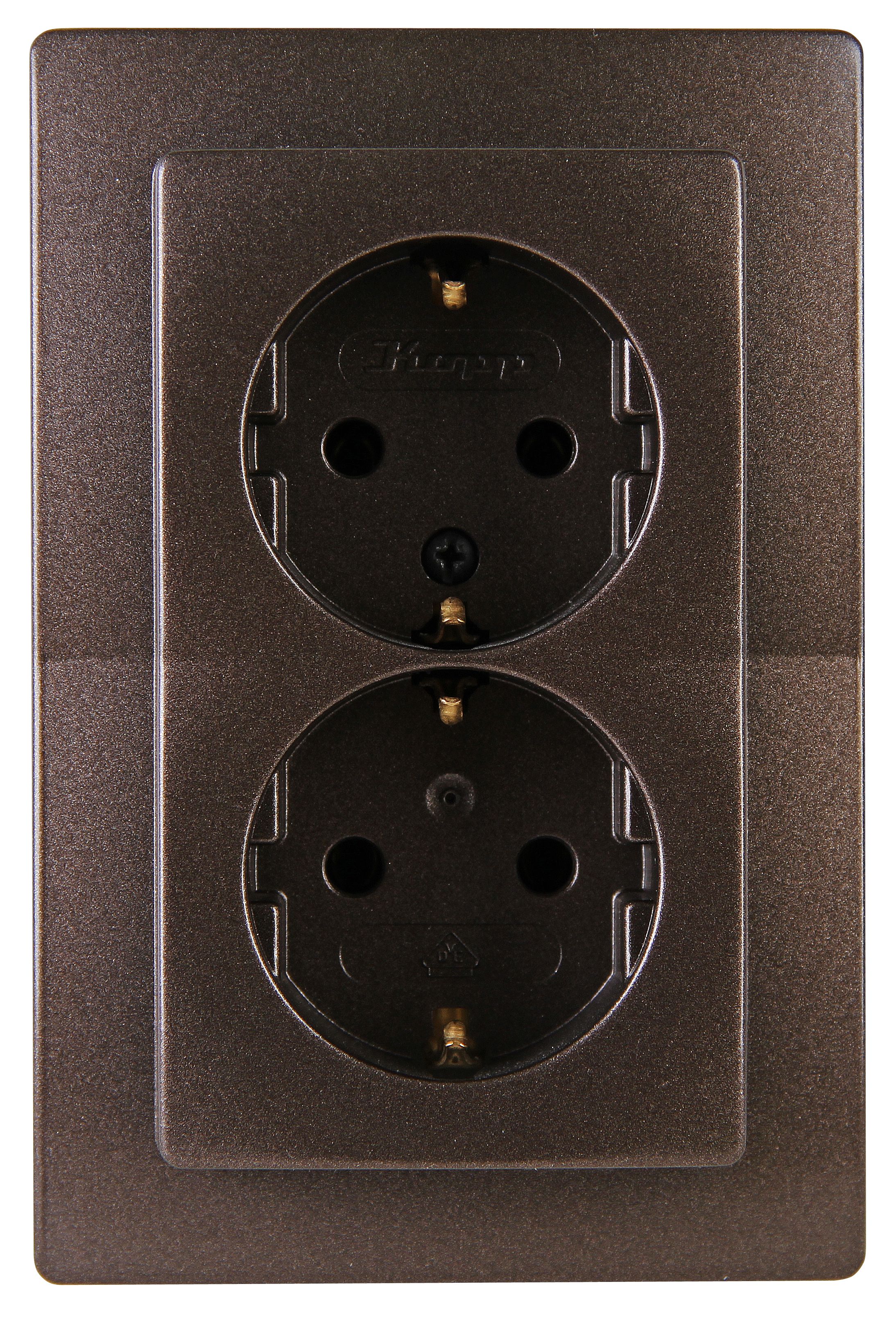 Kopp Steckdose braun - 941126061