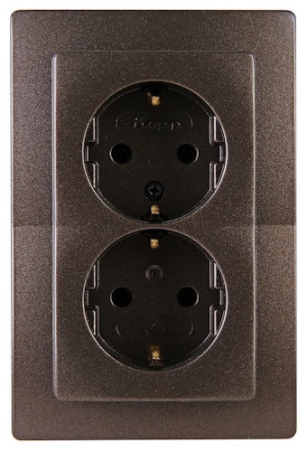 Kopp Steckdose braun - 941126061