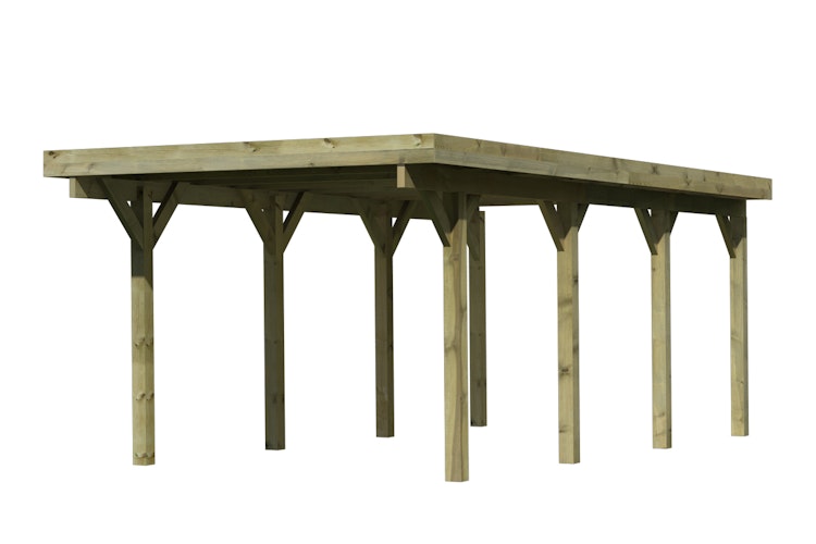 Karibu Carport Einzelcarport Classic Einzel 2 - kesseldruckimprägniert