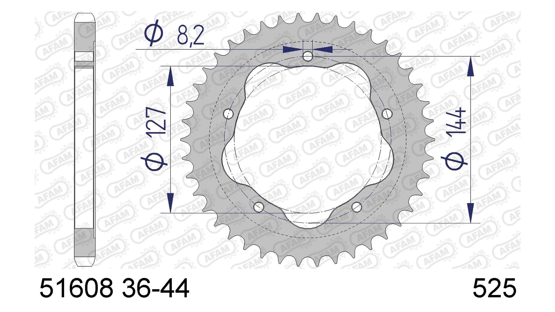 Afam Kettenrad 51608