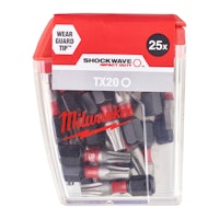 Milwaukee BIT TX20 25MM SHOCKWAVE  (25)DISP. 4932430875