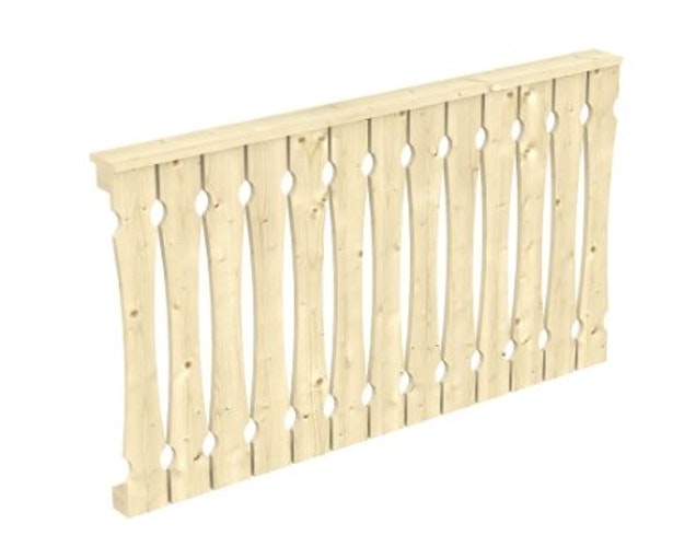 Skan Holz Brüstung Balkonschalung für Terrassenüberdachung Leimholz