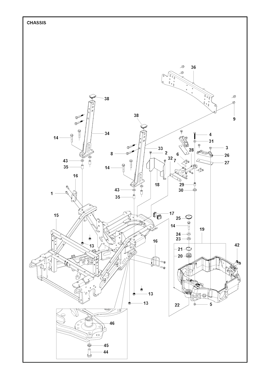 Explosionszeichnung Ersatzteile
