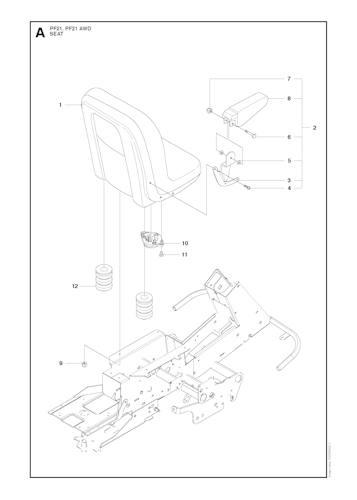 Husqvarna Rider 965192501 PF 21 AWD