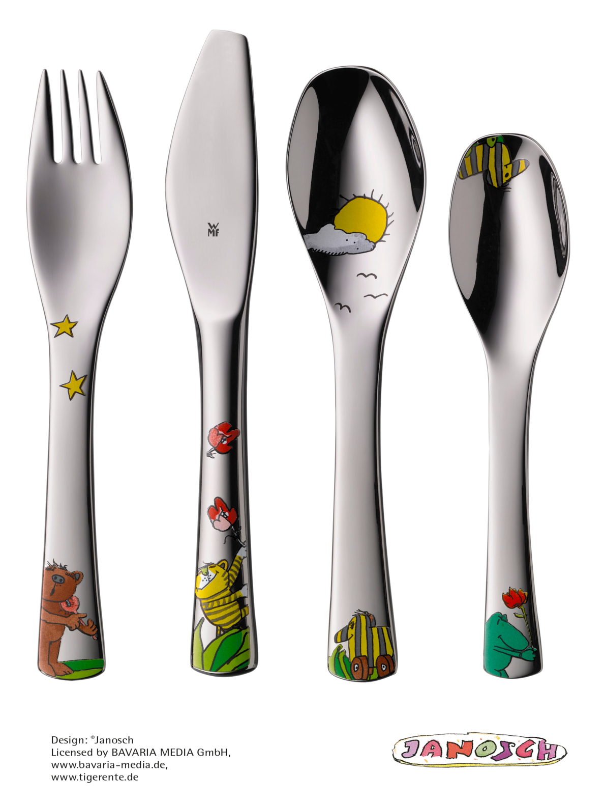 WMF Kinderbesteck-Set 4-teilig Janosch