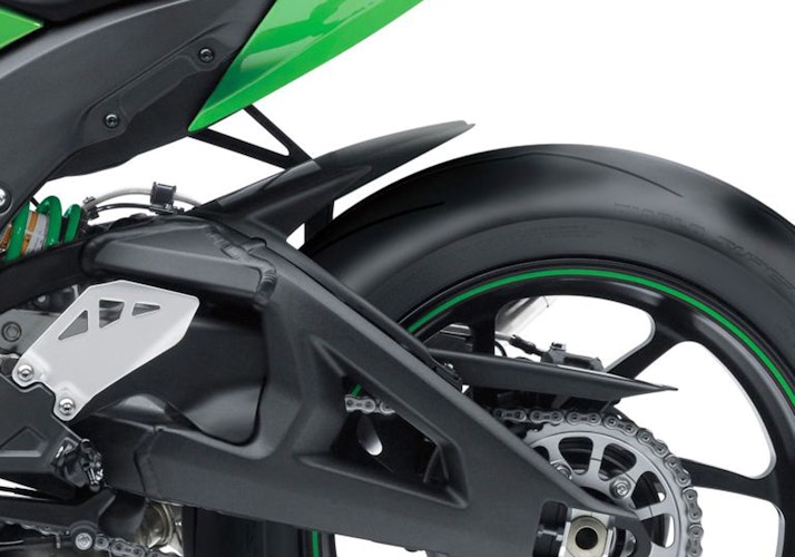 BODYSTYLE Hinterradabdeckungsverlängerung ABS Kunststoff schwarz-matt für KAWASAKI ZX-10R, ZX-10R SE, ZX-10RR