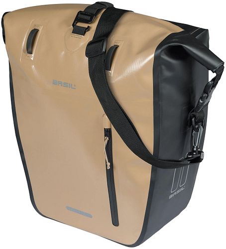 Basil Einzeltasche Rivo beige/schwarz