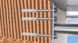Gutta Befestigungsset für Porenbeton / Vollstein / Lochstein ohne Dämmung (für 6 Bohrlöcher) Gutta Befestigungsset für Porenbeton / Vollstein / Lochstein ohne Dämmung (für 6 Bohrlöcher)Zubehörbild