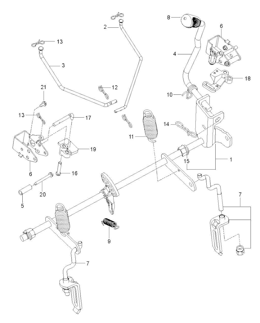 Explosionszeichnung Ersatzteile